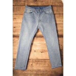 Mnml Light Wash Denim Jeans - Size 34 - Straight Fit
